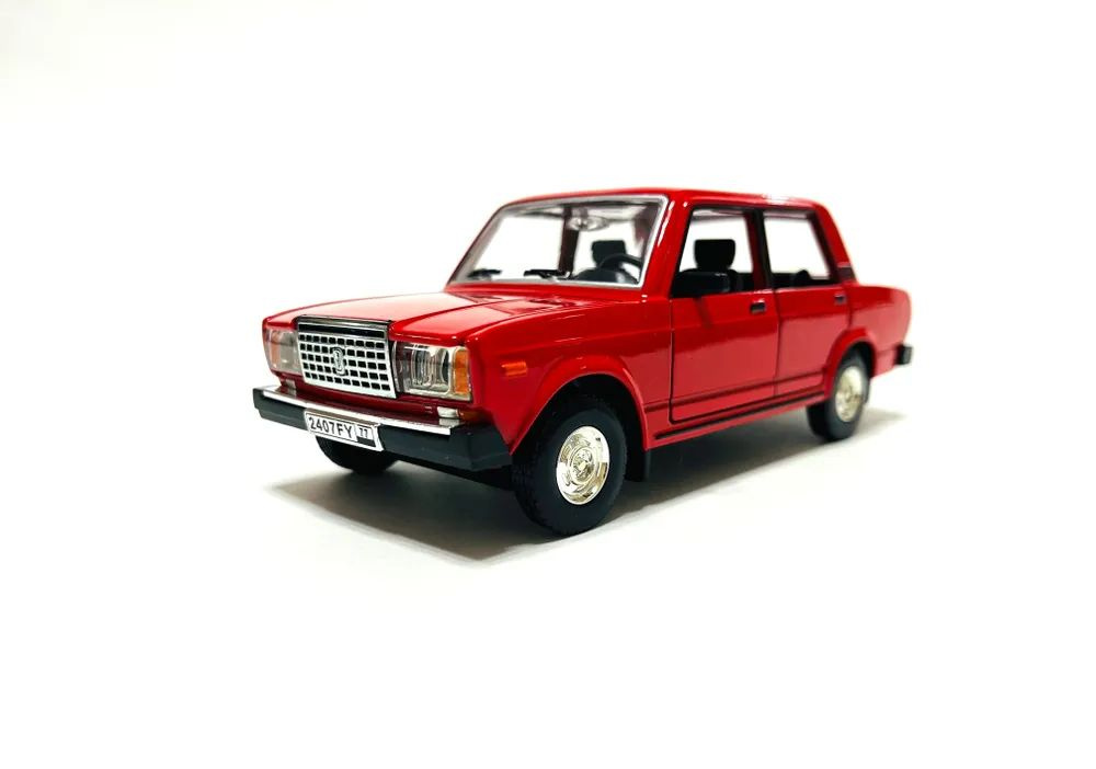Металлическая машинка ВАЗ 2107 (Лада) Жигули, 1:24 19см, свет,звук ...