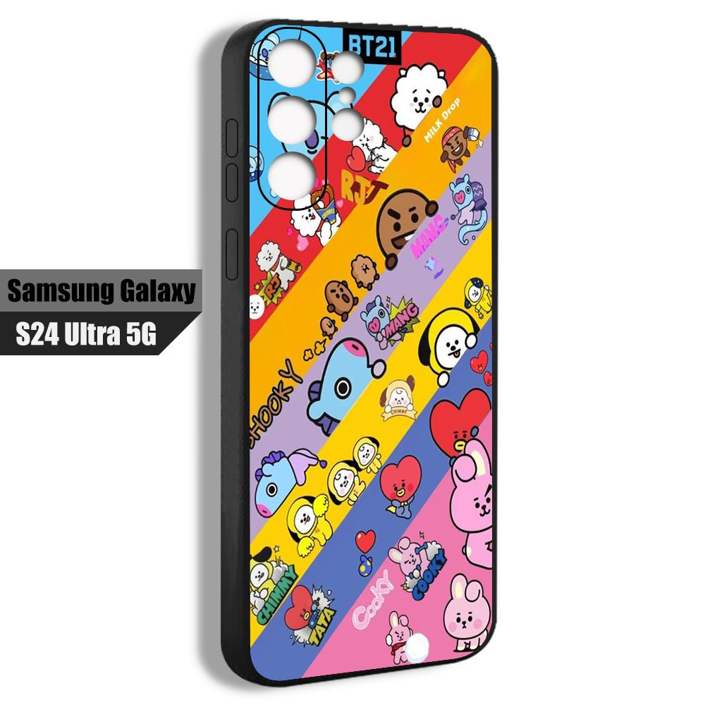 чехол для смартфона Подходит для Samsung Galaxy S24 Ultra 5G БТС Рисунок  Милый BT21 BTS EKE38 - купить с доставкой по выгодным ценам в  интернет-магазине OZON (1536111346)