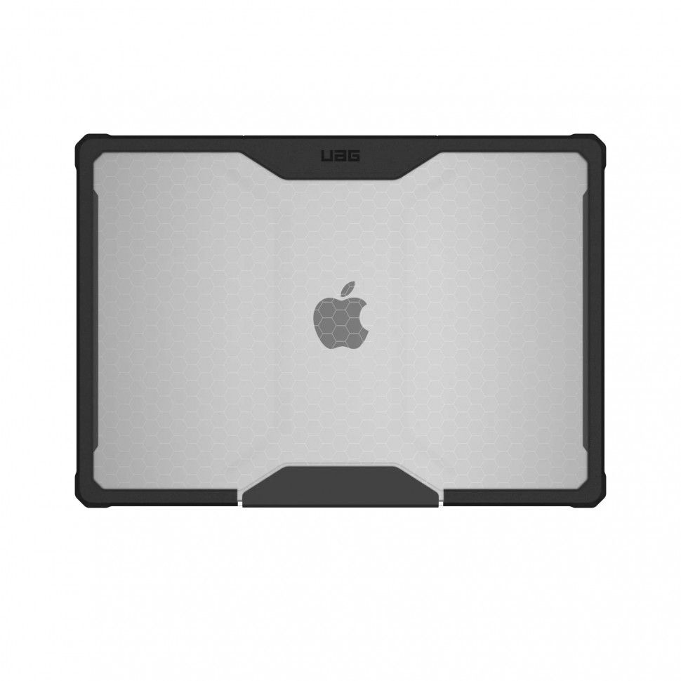 Чехол UAG Plyo для MacBook AIR 13" M2/M3 (2022-2024), прозрачный/черный (Ice/Black)  #1