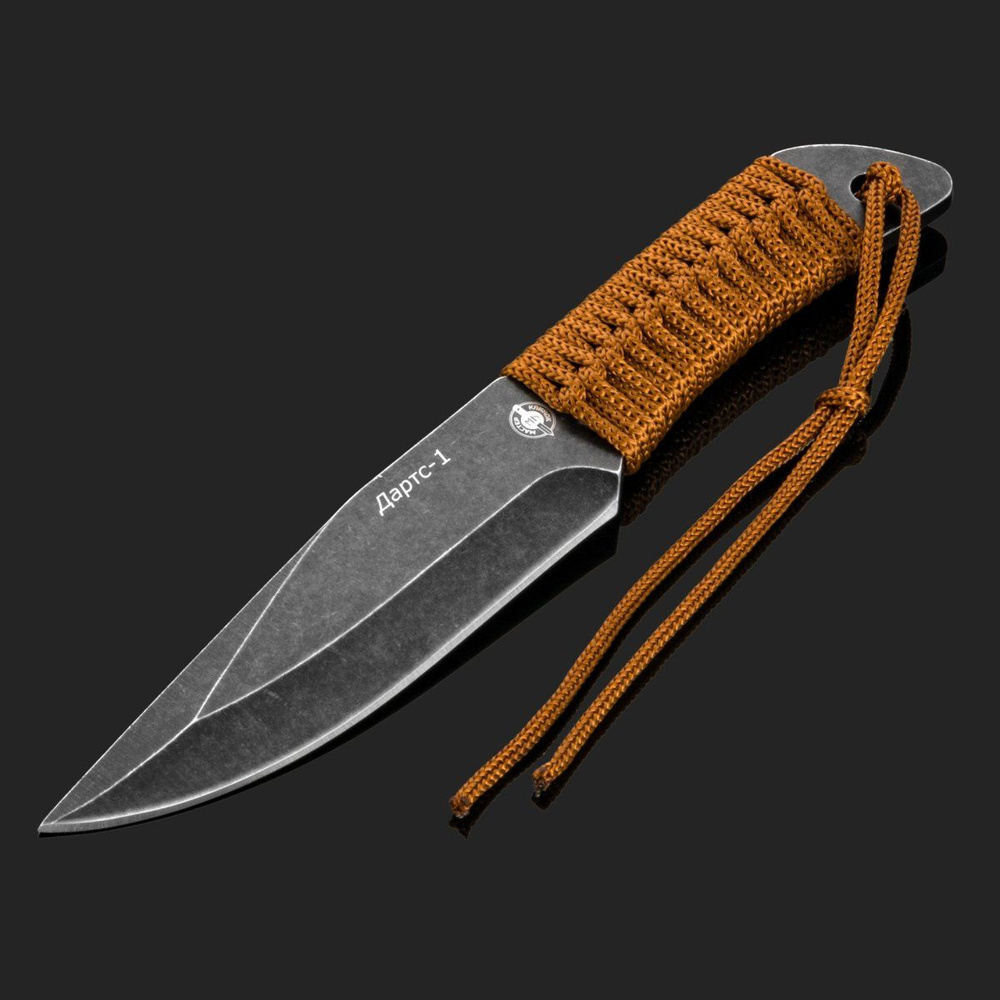 Метательный нож Мастер-К Дартс-1, сталь 420, рукоять паракорд, артикул ...