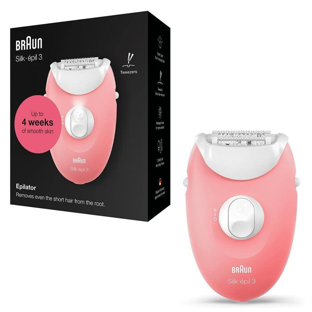 Braun Эпилятор Silk-pil 3 3176 Smartlight, 2-в-1, 2 скорости, проводной, сухого использования  #1