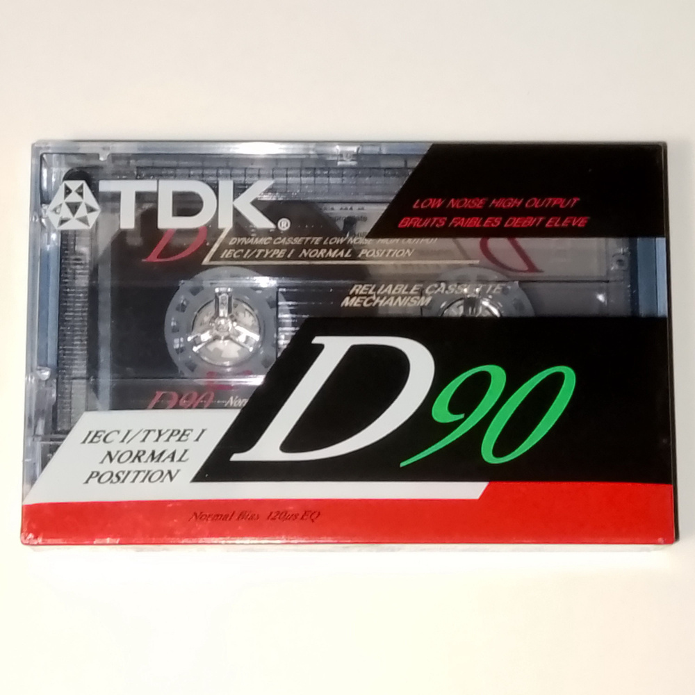 TDK Аудиокассета D90 1990, 90 мин #1