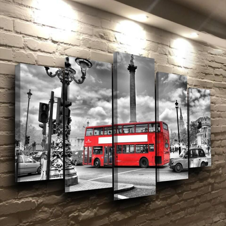 Milaart Модульная картина 80x140 см, 5 модулей #1