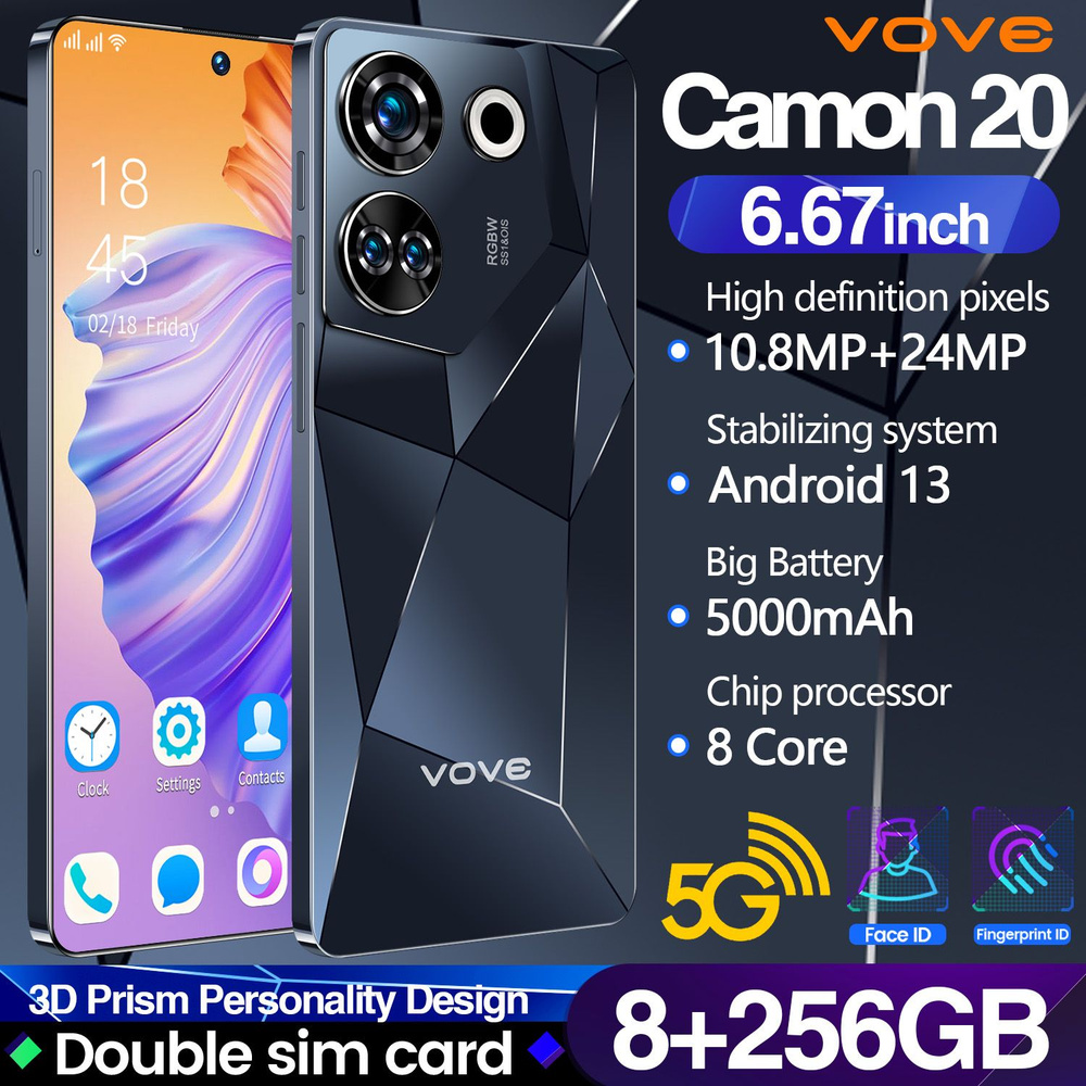 Смартфон vove Camon 20-L - купить по выгодной цене в интернет-магазине OZON  (1562508350)