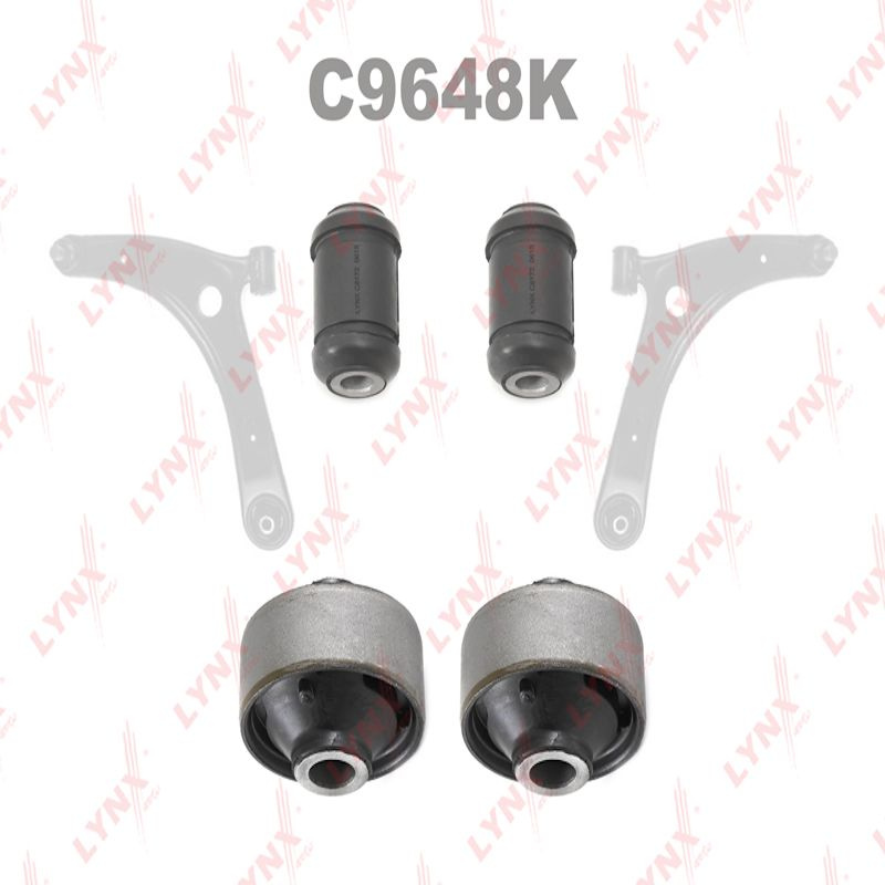 LYNXauto Комплект сайлентблоков рычагов митсубиси асх / MITSUBISHI ASX ...