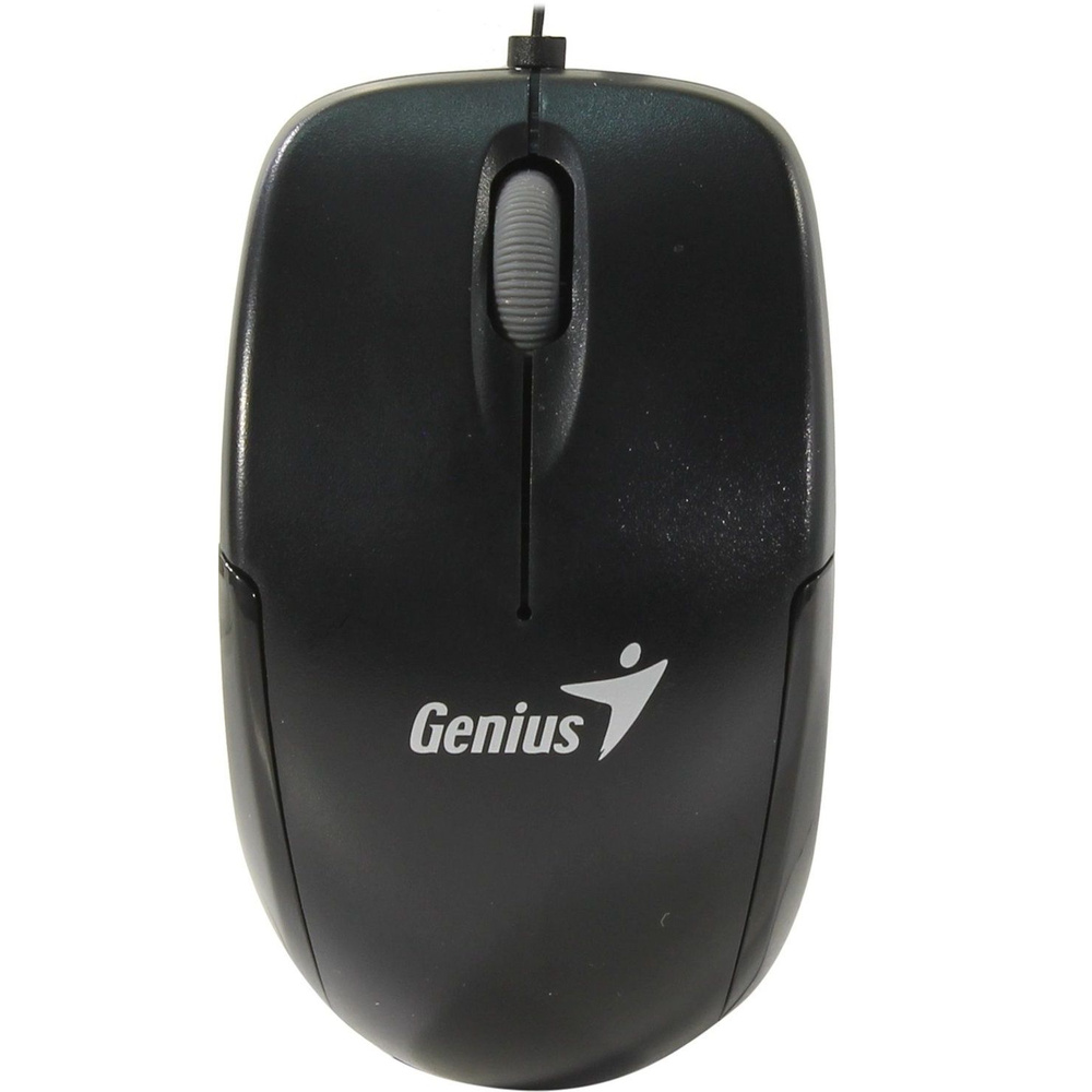 Мышь проводная Genius Micro Traveler V2 31010011400, черный - купить по ...