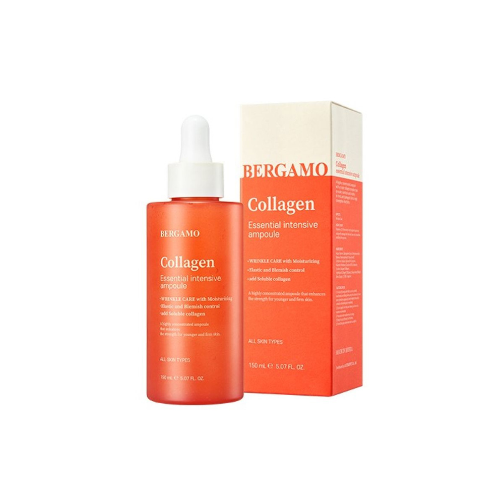 BERGAMO Collagen Essential Intensive Ampoule ампульная сыворотка для ...