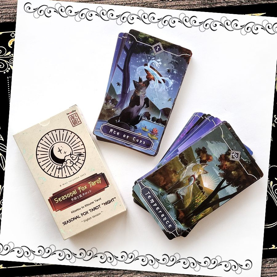 Карты Таро Сезонное Таро Лисы - Seasonal Fox Tarot 12*7см - купить с  доставкой по выгодным ценам в интернет-магазине OZON (1556474177)