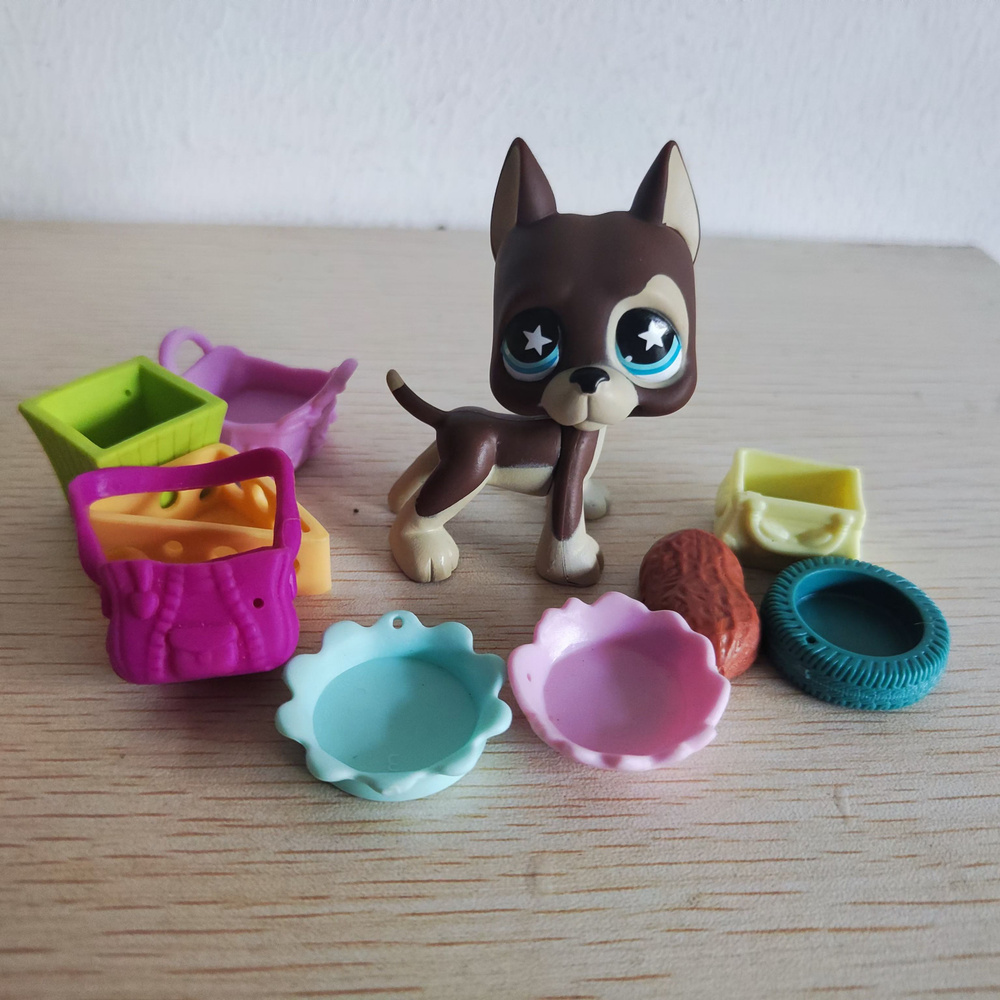 LPS Littlest Pet Shop Great Dane Dog Doll Figure OZON 1632778168