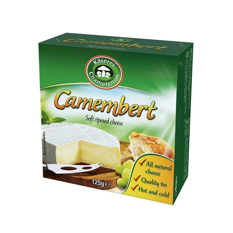 Мягкий сыр с белой плесенью Камамбер (Camembert ) из коровьего молока/ штучный 125гр  #1