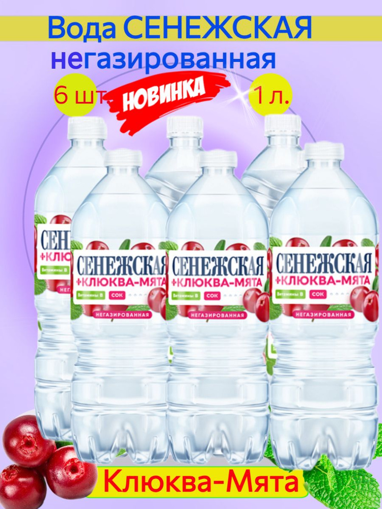 Сенежская Вода Негазированная 1000мл. 6шт - купить с доставкой по ...