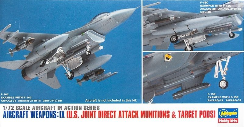 Сборная модель Набор Бомбовое вооружение ВВС США Aircraft Weapons: IX JOINT DIRECT ATTACK MUNITIONS & #1