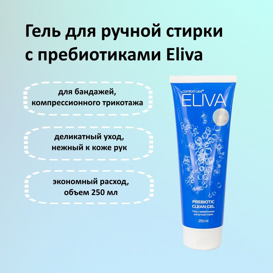 Гель для ручной стирки с пребиотиками Prebiotic Clean Gel, 250 мл #1