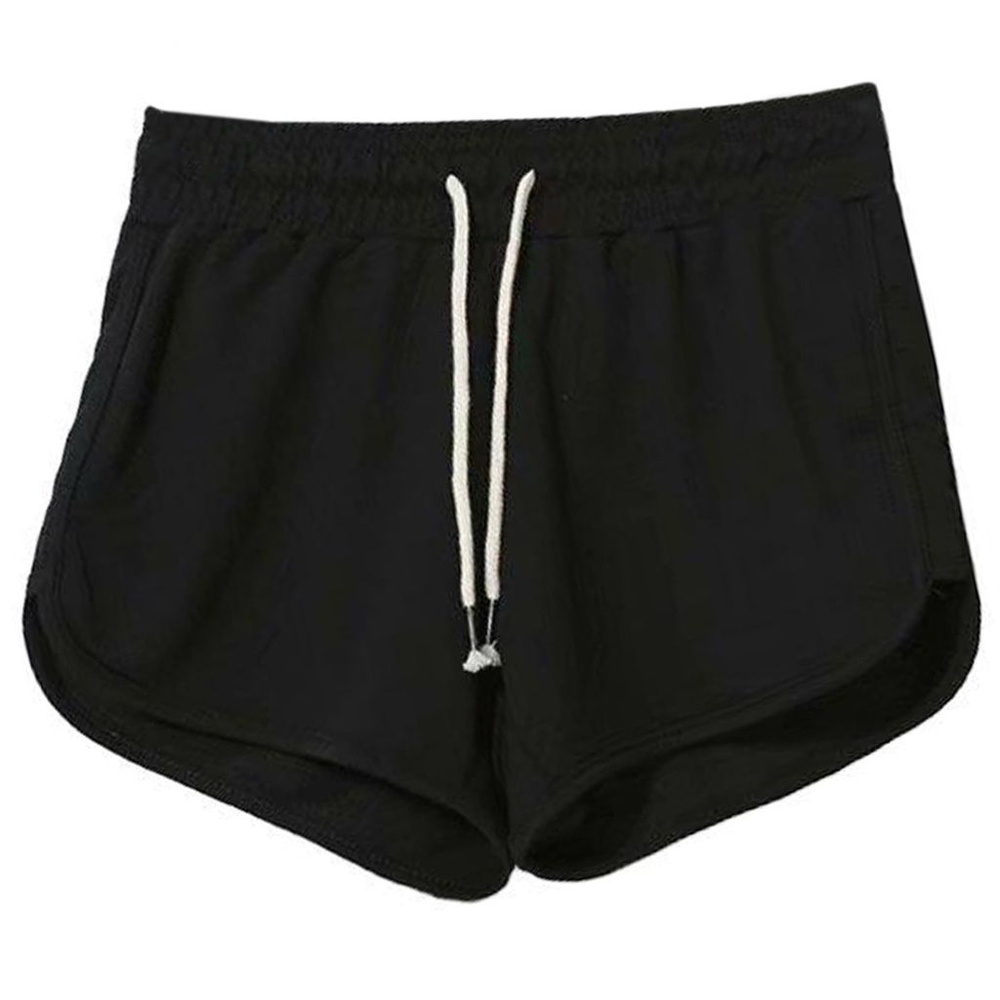 Шорты Women Workout Yoga Shorts Dolphin Hem Drawstring Solid Sport Booty Hot Pants #1