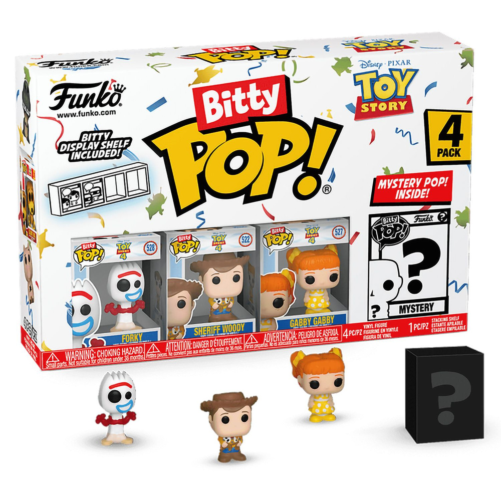 Фигурка Funko Bitty POP! Disney Toy Story Forky+Sheriff Woody+Gabby Gabby+Mystery (1 of 4) 4PK 73040 #1