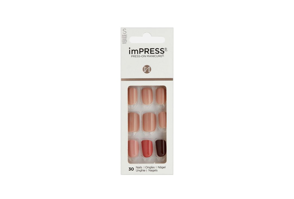 Накладные ногти KISS NEW YORK Professional Impress Manicure Accent Shades of sunset #1