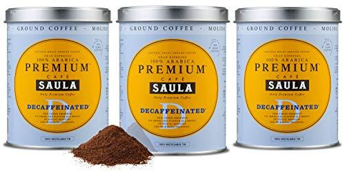 Кофе Saula в упаковке из 3 банок по 250 г Gran Espresso Premium без кофеина молотый  #1