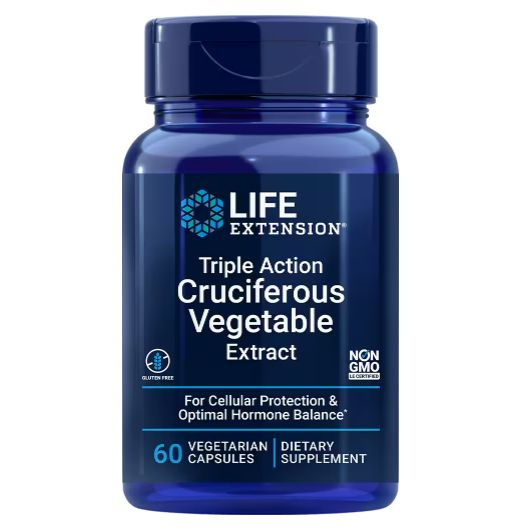 Life Extension, Triple Action Cruciferous Veg Extract, Экстракт крестоцветных овощей, 60 растительных #1