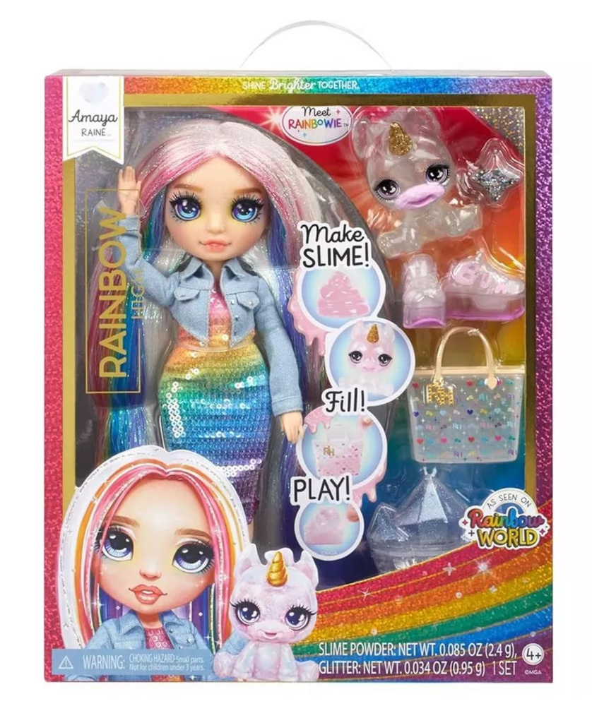 Кукла Rainbow High Classic Rainbow Fashion Amaya 120230 Рейнбоу Хай ...