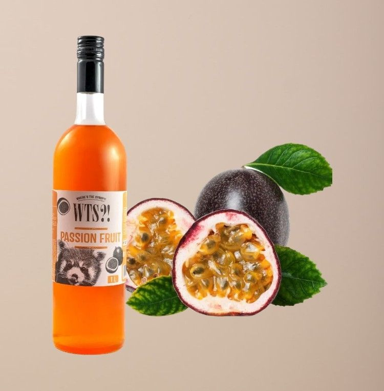 Сироп "WTS?!" PASSION FRUIT (Маракуйя), 1 л - купить с доставкой по ...