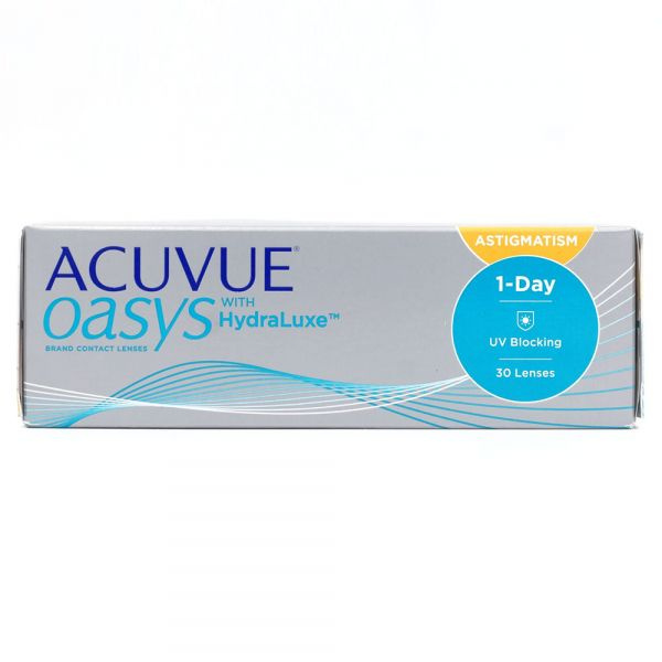 Однодневные контактные линзы 1-Day Acuvue Oasys for Astigmatism, 30pk, A: 170 L: -0,75 R: 8,5 D: -01,75 #1