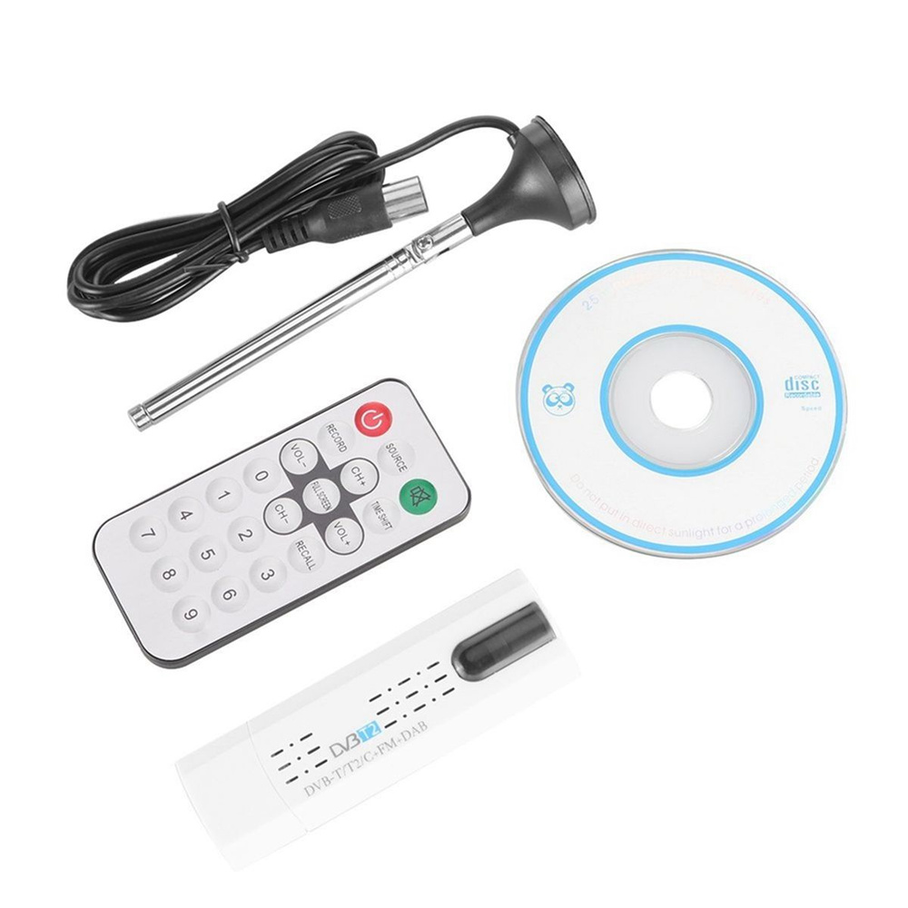 USB 2.0 цифровой DVB-T/T2 SDR++FM HDTV ТВ тюнер приемник Stick купить ...