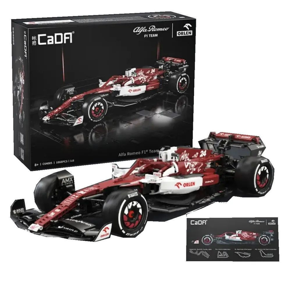 Конструктор 3D CaDA машина Формула 1 Alfa Romeo F1 купить на OZON по ...