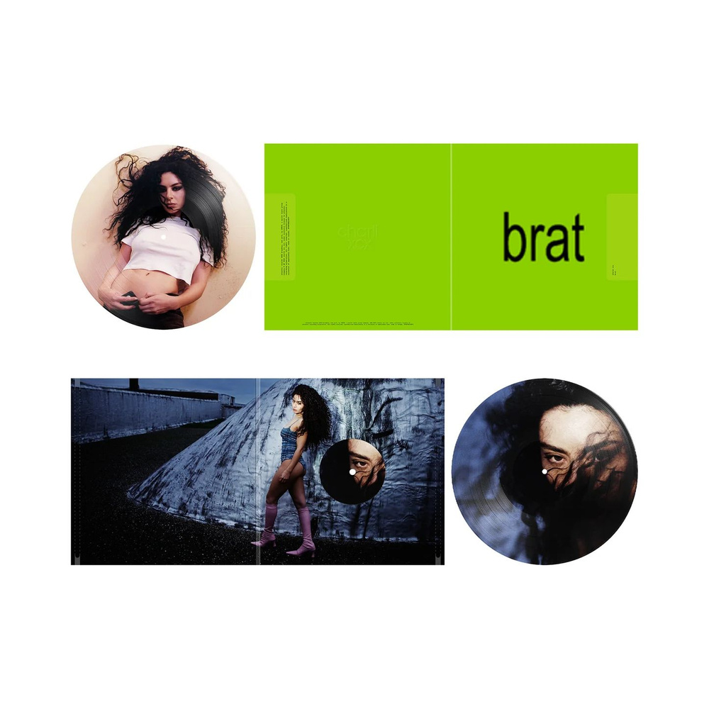 Пикчер-винил Charli XCX - Brat LP + буклет + вкладыш