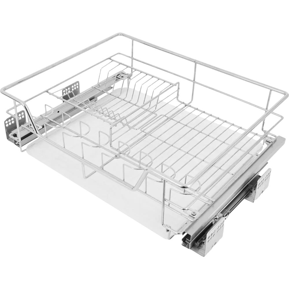 Корзина-сушка выдвижная Jet 60 см с доводчиком цвет хром #1