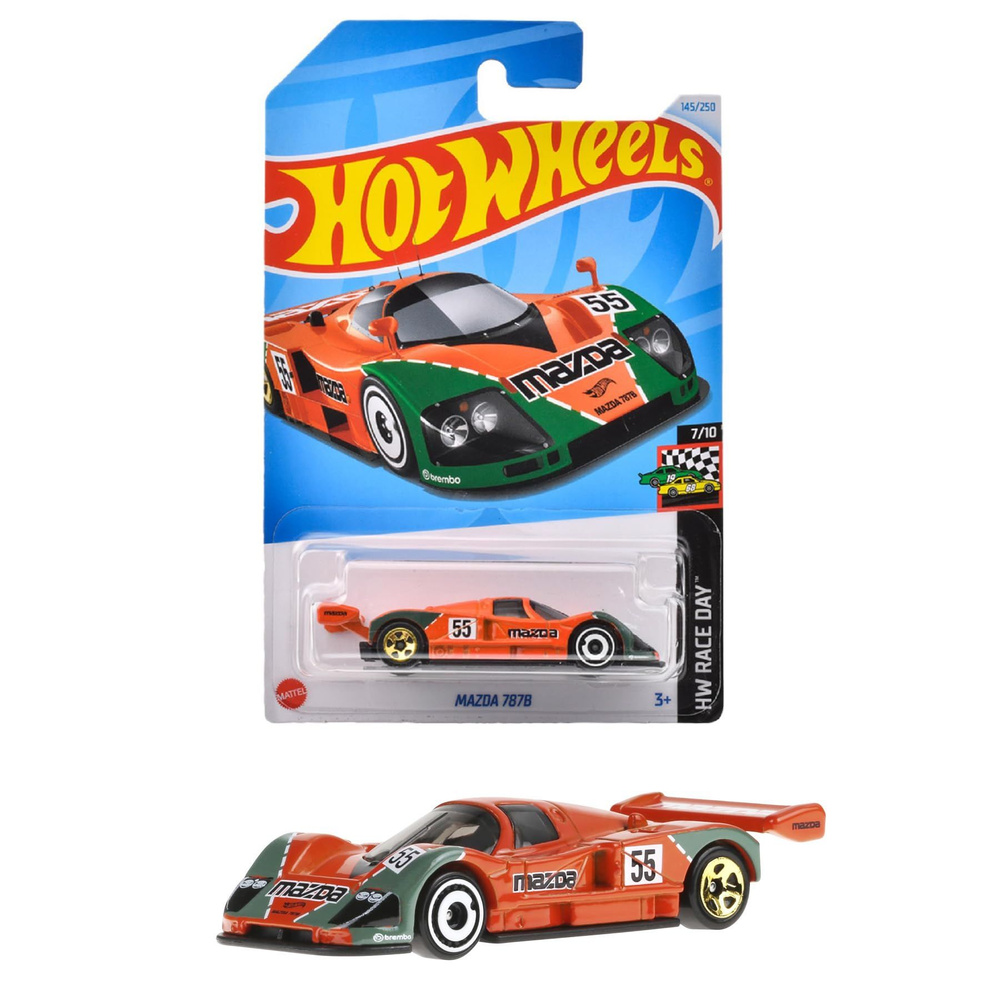 Машинка коллекционная Mattel Hot Wheels 2024 C4982 Mazda 787b
