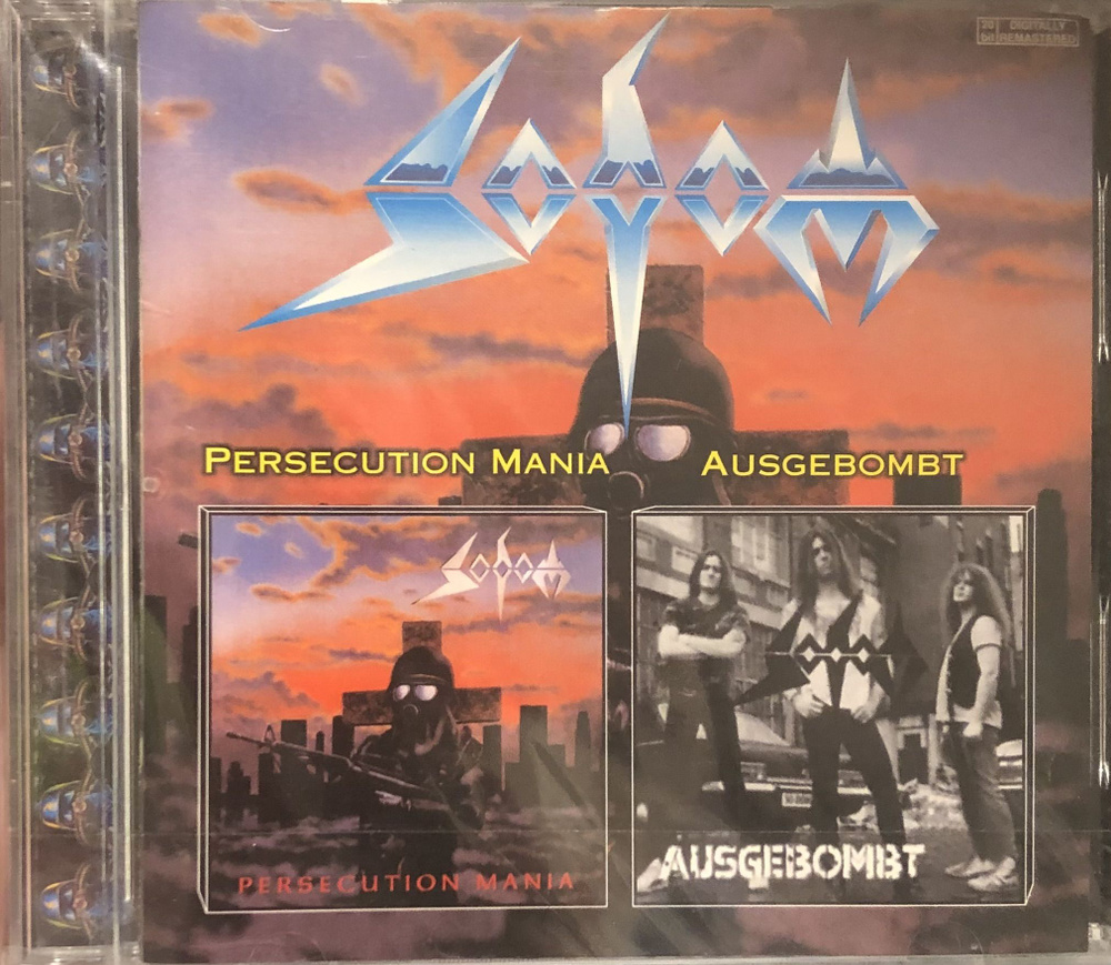 Sodom Persecution Mania ピクチャーレコード Sodom - Persecution Mania / Ausgebombt. CD. Лицензия! купить на