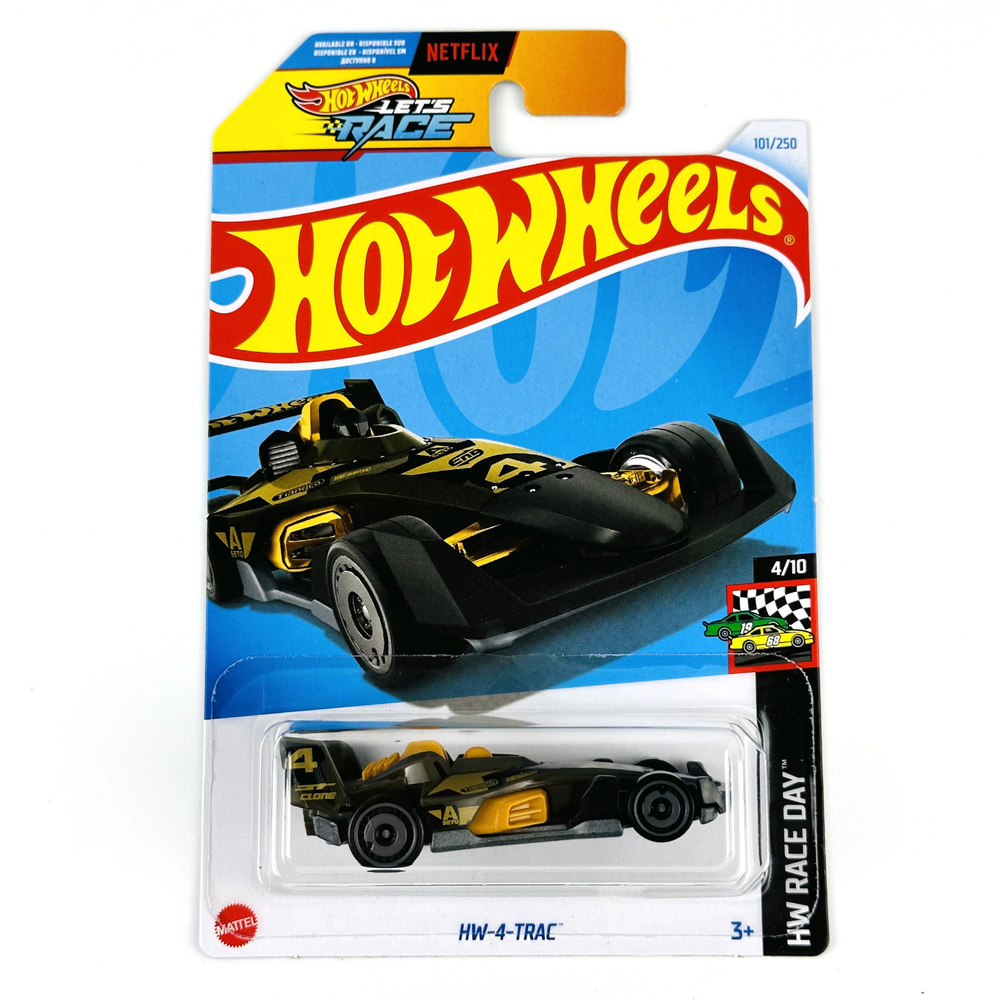 Машинка Hot wheels 2024 HW-4-TRAC #1