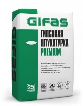 Штукатурка гипсовая GIFAS PREMIUM 25 кг #1