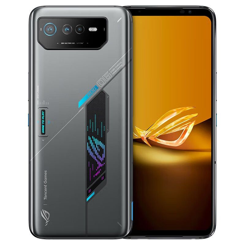 ASUS Смартфон Игровой телефон Asus ROG 6 NFC， Магазин Google 16/256 ГБ, серый  #1