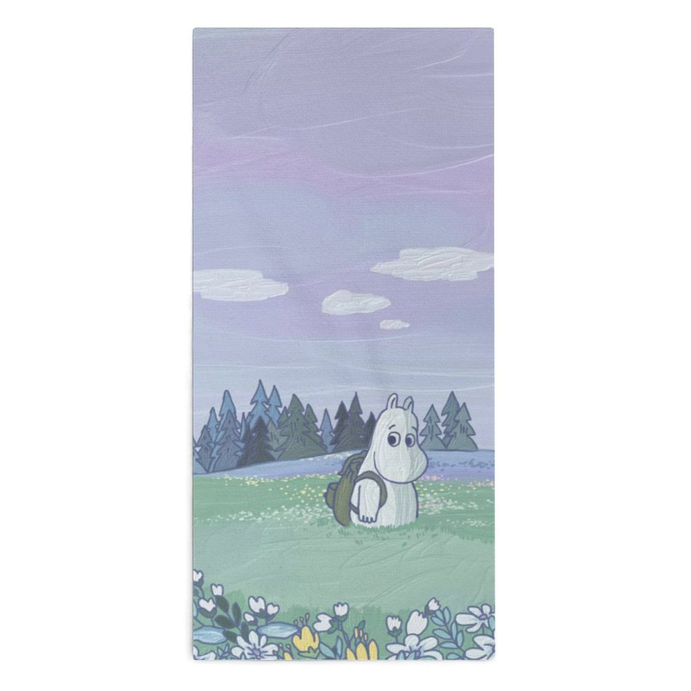 Moomin Полотенце для лица, рук, Микрофайбер, 30x70 см, разноцветный, 1 шт.  #1