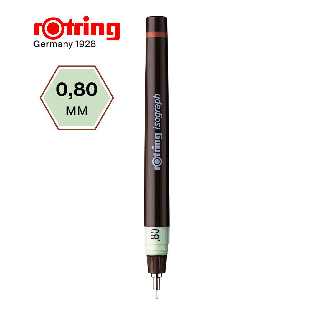 Изограф Rotring 0,80 мм, для точного технического рисования #1