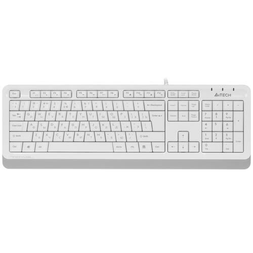 A4Tech Клавиатура проводная FstylerFKS10White, белый #1