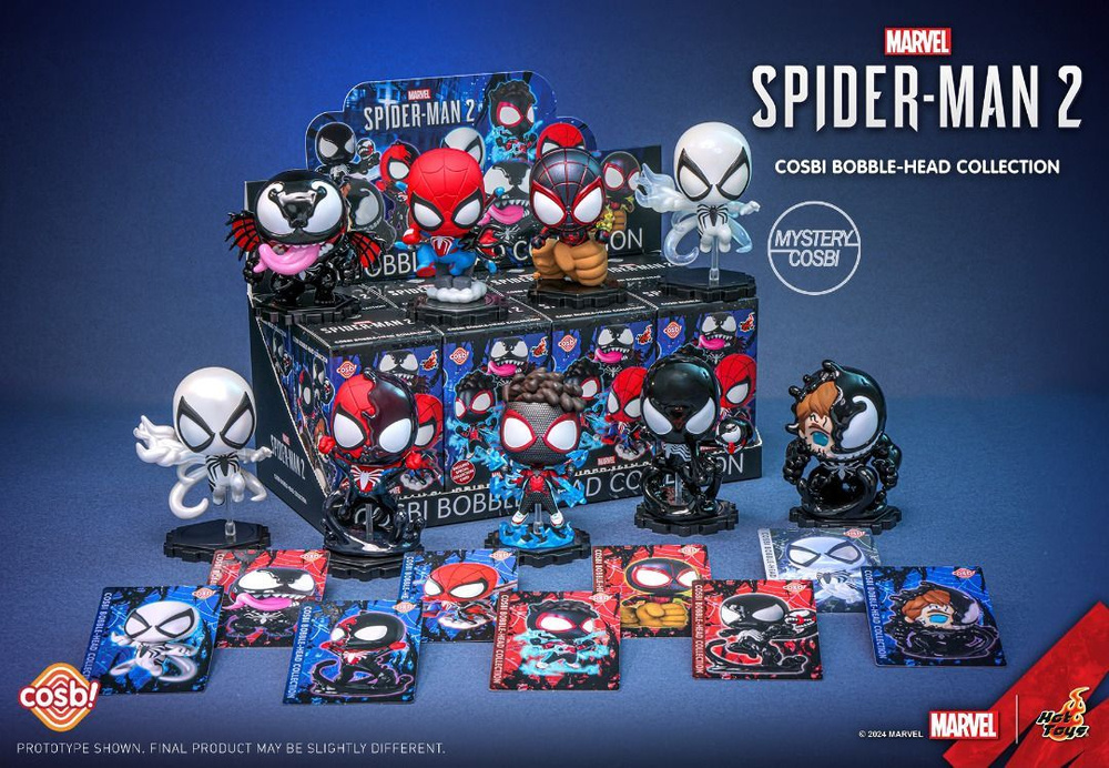 Hot Toys Marvel's Spider-Man 2, Cosbi Bobble скульптура-сюрприз