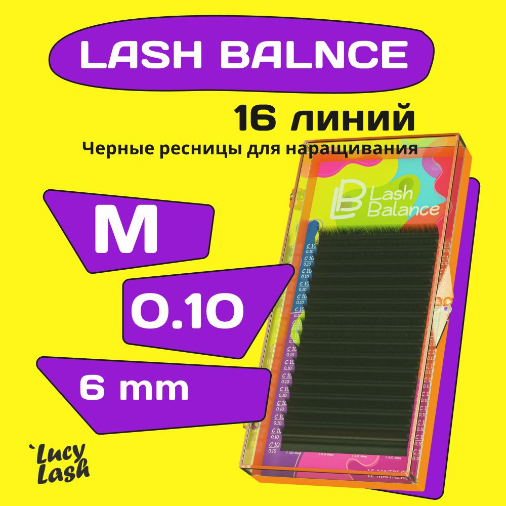 Le Maitre ресницы Lash Balance M 0.10 6 mm #1