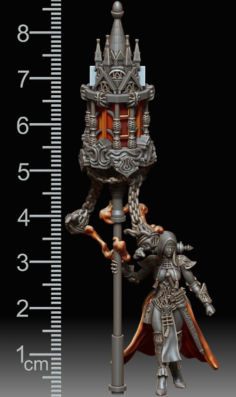 Сборная модель Warhammer 40000 Nuns of Belthazark 2 (Не окрашена) #1
