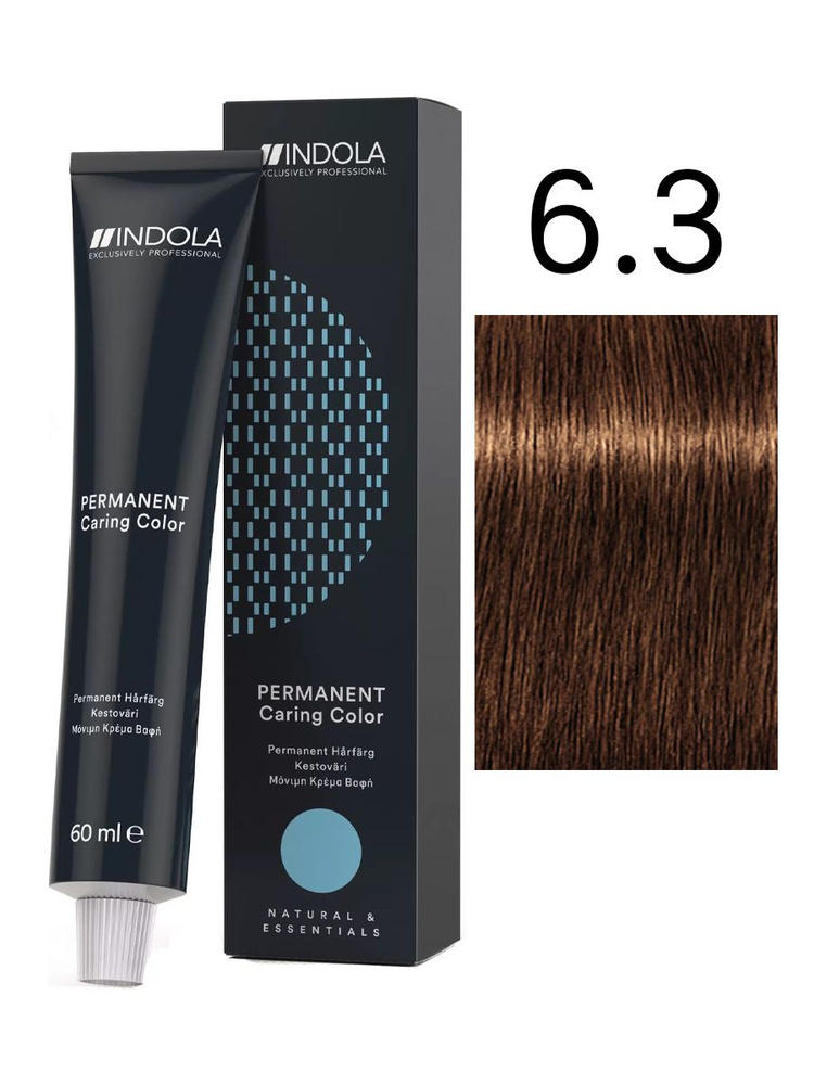 Indola Natural&Essentials 6.3 краска для волос 60 мл #1