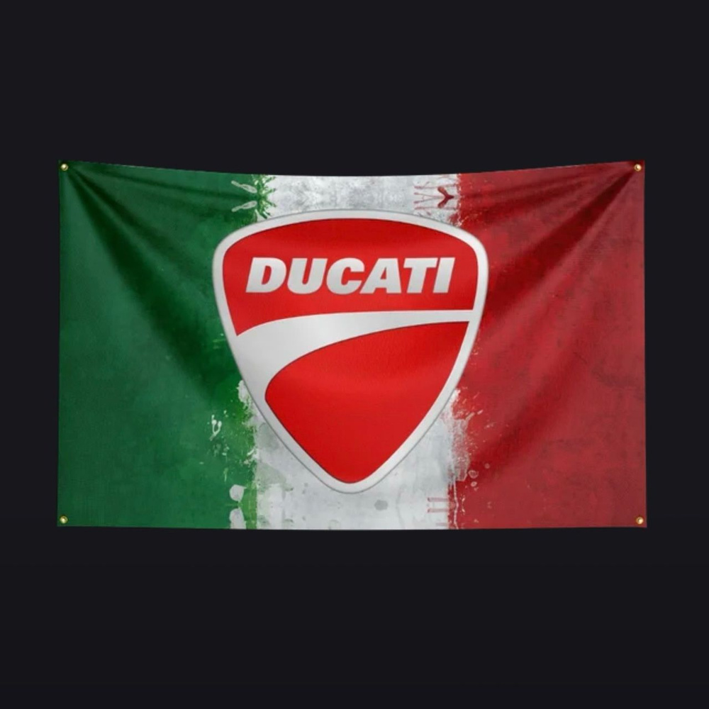 Флаг плакат баннер Ducati Motor Holding S.p.A #1