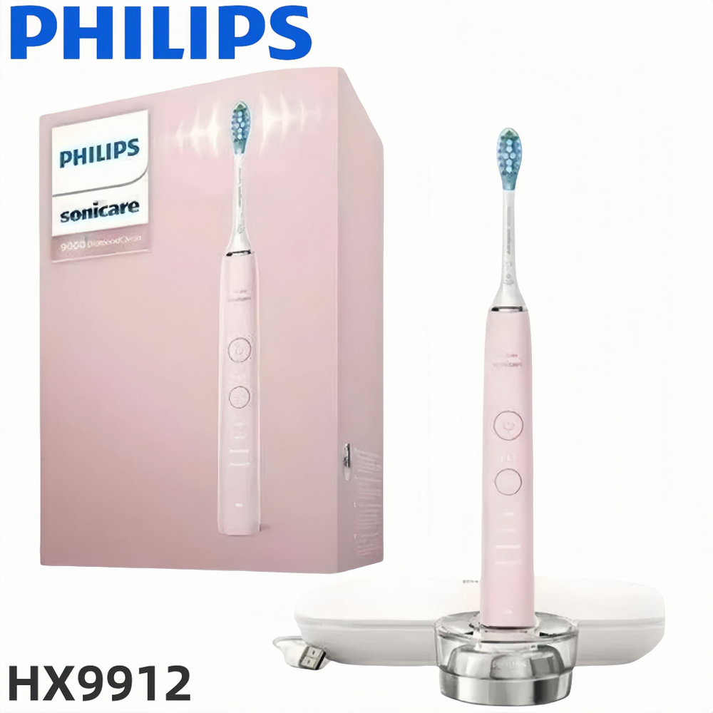 Philips Электрическая зубная щетка HX9912, розовый #1