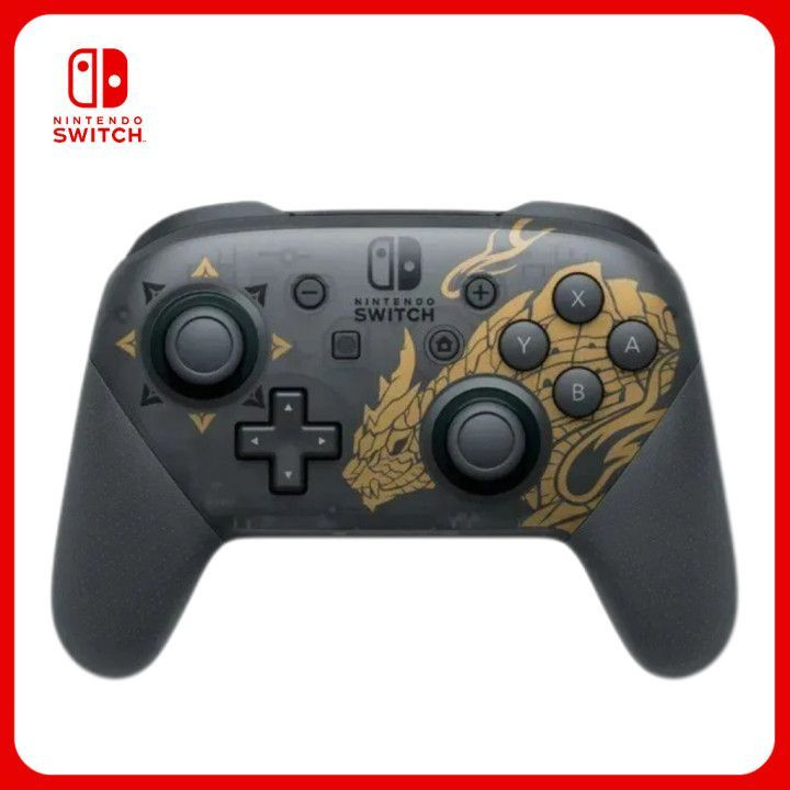 Nintendo Геймпад Nintendo Switch Pro Controller Bluetooth, (Monster Hunter Rise Edition) #1