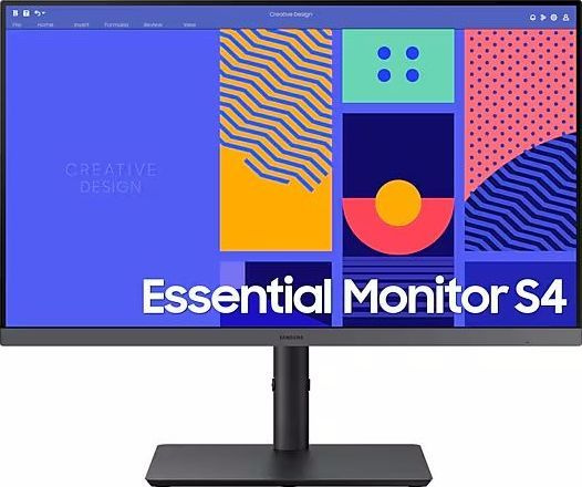 Samsung 24" Монитор Essential Monitor LS24C430GAIXCI, черный #1