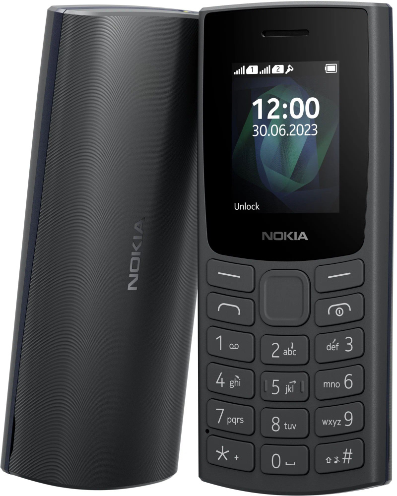 Nokia Мобильный телефон Nokia 105 4G TA-1551, черный #1