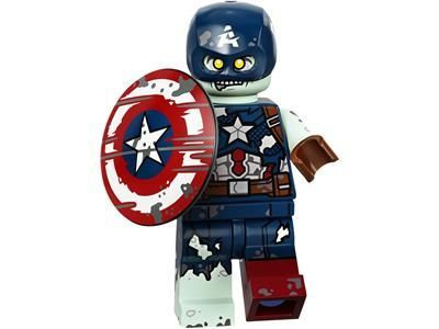 Конструктор LEGO Minifigures Marvel Studios 71031-9 Зомби Капитан Америка / Zombie Captain America (colmar-9) #1