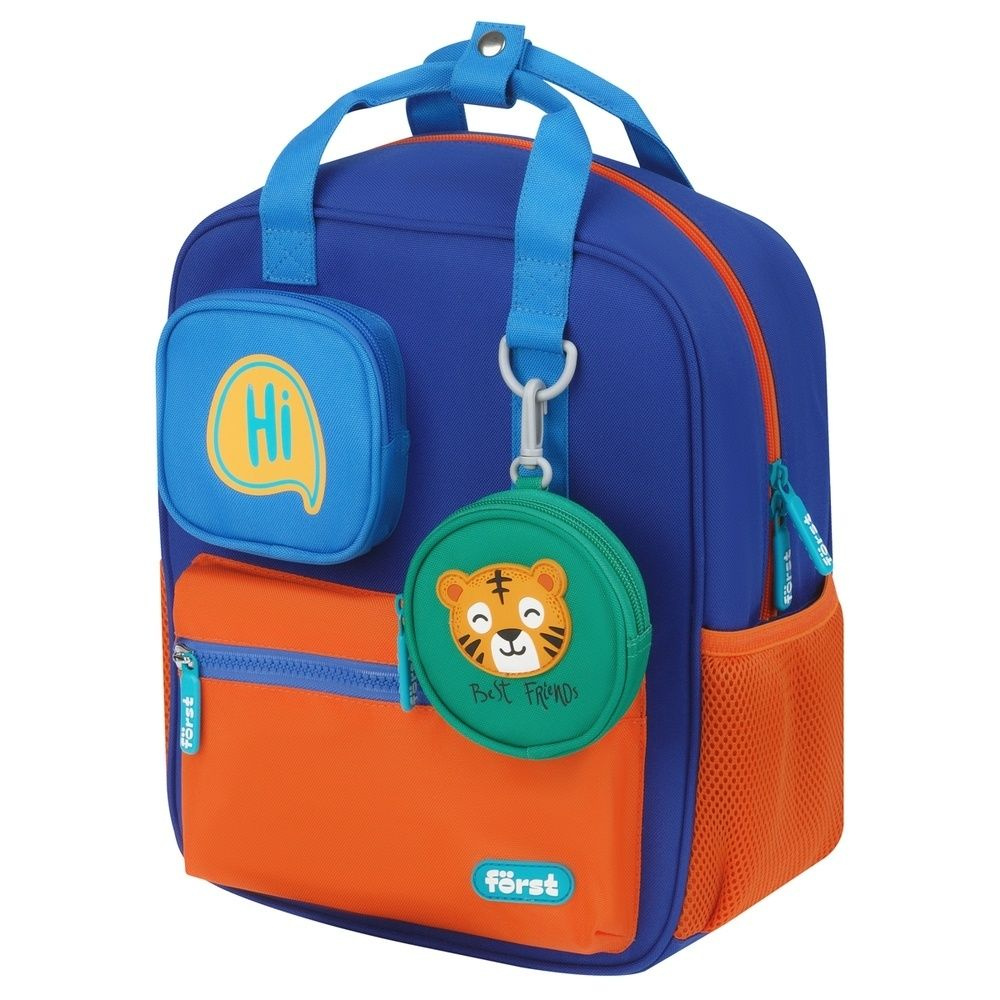 Рюкзак Forst F-Kids "Hi, Tiger!" 30,5х25,5х12,5 см 1 отделение 5 карманов, эргономичная спинка (FT-KB-022401) #1