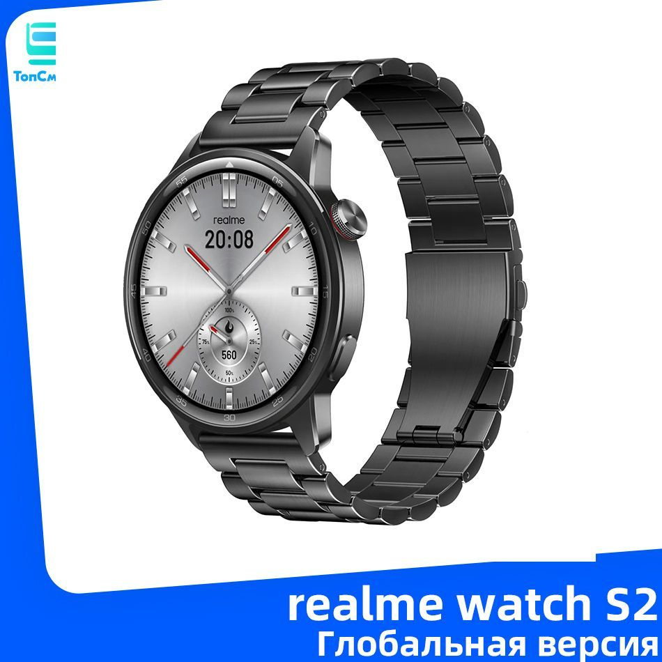 realme Умные часы умные часы realme watch S2 1,43-дюймовый AMOLED-дисплей Датчик кислорода в крови Spuer #1