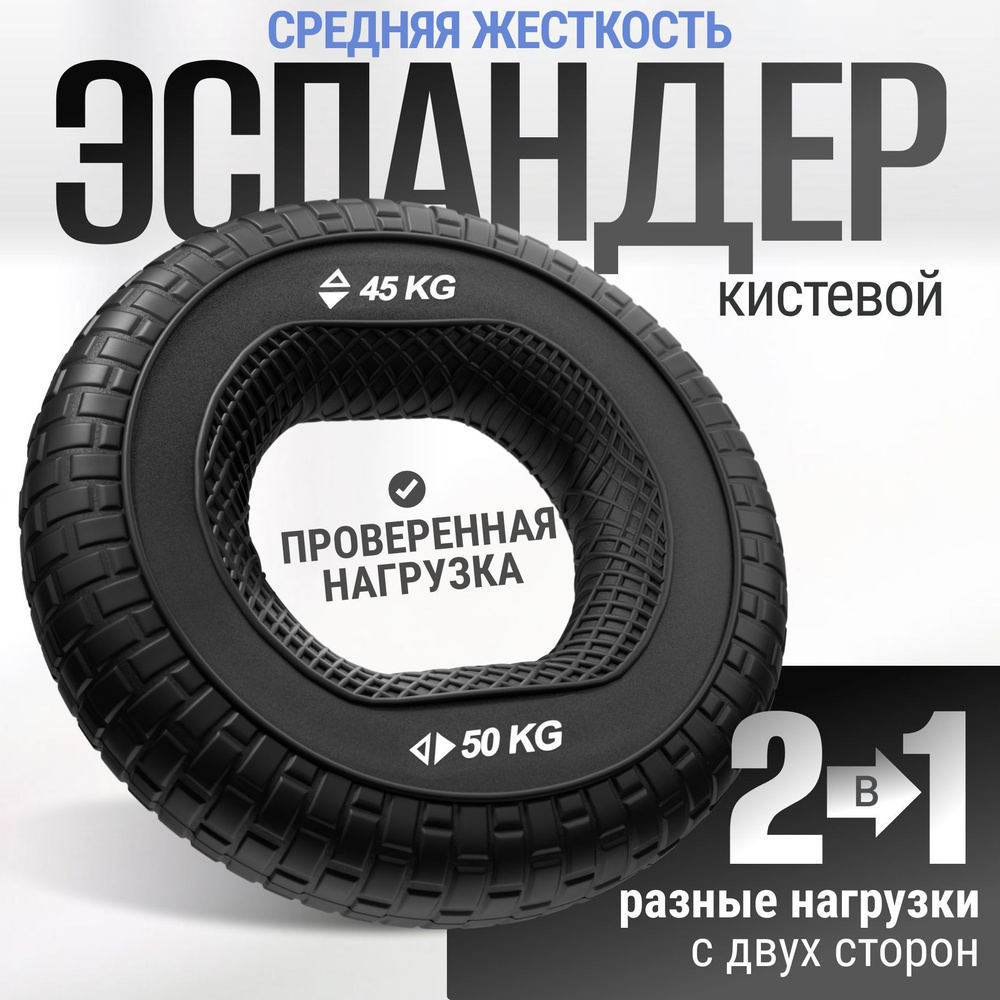 Эспандер кистевой для пальцев, тренажёр для рук / 45 - 50 кг / YourFit  #1